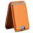 Mobigear Wallet Stand Pasjeshouder - 3 Pasjes - MagSafe Compatible - Bruin