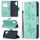 Mobigear Butterfly Samsung Galaxy A32 5G Hoesje Bookcase Portemonnee - Turquoise