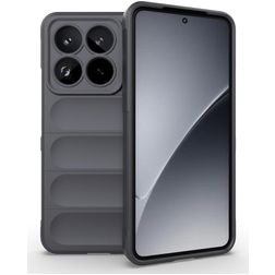 Mobigear Bumpy Xiaomi 15 Pro Hoesje Flexibel TPU Backcover - Grijs