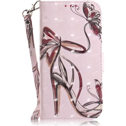 Mobigear Design HONOR 8S Hoesje Bookcase Portemonnee - High heels