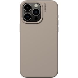 Nudient Base iPhone 15 Pro Max Siliconen Hoesje Backcover - Stone Beige Nudient Base iPhone 15 Pro Max Siliconen Hoesje Backcover - Stone Beige