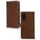 Mobilize Wallet Samsung Galaxy A17 Hoesje Echt Leer Bookcase Portemonnee - Bruin