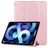 Mobigear Tri-Fold Gel iPad Air 5 (2022) Hoes TPU,Kunstleer Bookcase - Roségoud