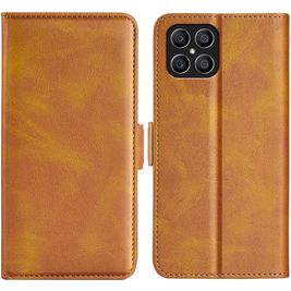 Mobigear Slim Magnet HONOR X8 Hoesje Bookcase Portemonnee - Cognac