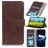 Mobigear Croco Motorola Moto E22 Hoesje Bookcase Portemonnee - Bruin