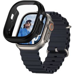 PanzerGlass Snappie Apple Watch Ultra - 49 mm Glazen Full Body Protector - Zwart