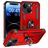 Mobigear Armor Ring iPhone 15 Hoesje Hardcase Backcover Shockproof met Ringhouder - Rood