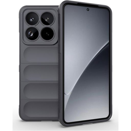 Mobigear Bumpy Xiaomi 15 Pro Hoesje Flexibel TPU Backcover - Grijs