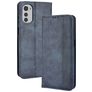 Mobigear Sensation Motorola Moto E32s Hoesje Bookcase Portemonnee - Blauw