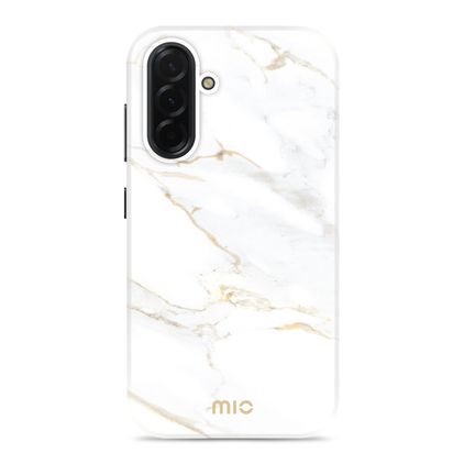 MIO Samsung Galaxy A56 MagSafe Hoesje Hardcase Backcover - White Marble