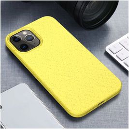 Mobigear Bio iPhone 12 Pro Max Hoesje Eco Friendly Backcover - Geel