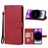 Mobigear Wallet iPhone 15 Pro Hoesje Bookcase Portemonnee - Rood