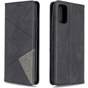Mobigear Rhombus Slim Samsung Galaxy A41 Hoesje Bookcase - Zwart
