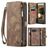 CaseMe 008 Google Pixel 9a Hoesje Uitneembare 2in1 Bookcase Portemonnee - Bruin