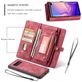 Caseme 008 Samsung Galaxy S10 Plus Hoesje Uitneembare 2in1 Bookcase Portemonnee - Rood