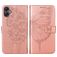 Mobigear Butterfly Samsung Galaxy A05 Hoesje Bookcase Portemonnee - Roségoud