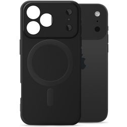 My Style Protective Flex iPhone 17 Pro MagSafe Hoesje Flexibel TPU Backcover - Zwart