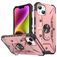 Mobigear Armor Ring iPhone 14 Hoesje Hardcase Backcover Shockproof met Ringhouder - Roségoud