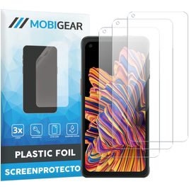 Mobigear Samsung Galaxy Xcover Pro Screenprotector Folie - Case Friendly (3-Pack)