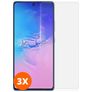 Mobigear Samsung Galaxy S10 Glazen Screenprotector - Case Friendly (3-Pack)