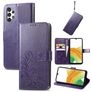 Mobigear Clover Samsung Galaxy A13 4G Hoesje Bookcase Portemonnee - Paars