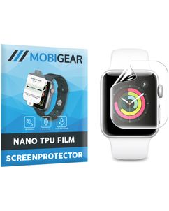 Mobigear Apple Watch - 38 mm Hydrogel TPU Screenprotector - Case Friendly