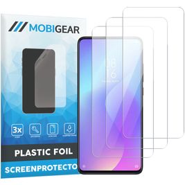 Mobigear Xiaomi Mi 9T Screenprotector Folie - Case Friendly (3-Pack)