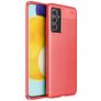 Mobigear Luxury Samsung Galaxy A82 5G Hoesje Flexibel TPU Backcover - Rood