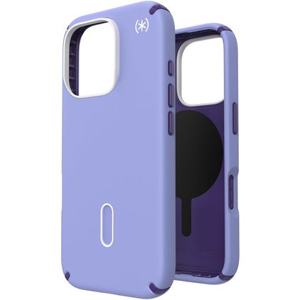 Speck Presidio2 Pro iPhone 16 Pro MagSafe Hoesje Hardcase Backcover Shockproof - Future Lavender