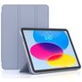 Mobigear Tri-Fold Gel iPad 11 (2025) Hoes TPU,Kunstleer Bookcase - Blauw