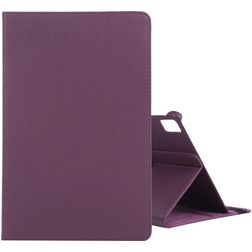 Mobigear DuoStand iPad Air 11 Inch (2024) Hoes Draaibare Bookcase - Paars