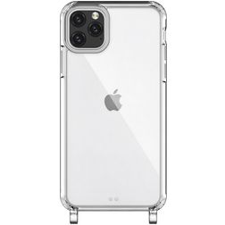 Mobigear Mix & Match Doorzichtig iPhone 11 Pro Flexibel TPU Hoesje met koord - Transparant
