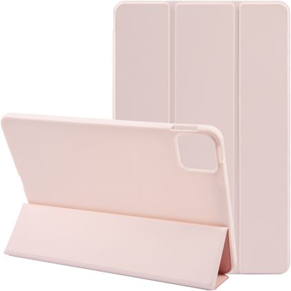 Mobigear Tri-Fold Gel iPad Pro 13 Inch (2025) Hoes TPU,Kunstleer Bookcase - Roze