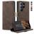 CaseMe 013 Samsung Galaxy S26 Ultra Hoesje Bookcase Portemonnee - Coffee