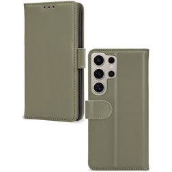 Mobilize Premium Gelly Wallet Samsung Galaxy S24 Ultra Hoesje Bookcase Portemonnee - Groen