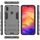 Mobigear Armor Stand Xiaomi Redmi Note 7 Hoesje Hardcase Backcover Shockproof met Standaard - Grijs