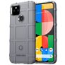 Mobigear Rugged Shield Google Pixel 5a 5G Hoesje Flexibel TPU Backcover Shockproof - Grijs