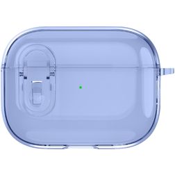 Mobigear Crystal Clip Apple AirPods Pro 1 Hardcase Hoesje - Blauw