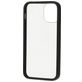 Mobiparts Hardcover iPhone 12 Mini Hoesje Hardcase Backcover - Transparant / Grijs