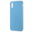 Mobigear Colors iPhone XS Max Hoesje Flexibel TPU Backcover - Blauw