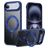Mobigear Frosted Mag iPhone Air MagSafe Hoesje Hardcase Backcover met Standaard - Blauw