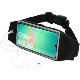 Mobiparts Comfort Fit Belt Telefoonhouder Hardlopen Samsung Galaxy A26 Sport Hoesje Neopreen Heuptas - Zwart