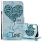 Mobigear Marble iPhone XS Max Hoesje Bookcase Portemonnee - Blauw