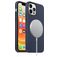 Mobigear Rubber Touch iPhone 12 Pro Siliconen MagSafe Hoesje Backcover - Marineblauw