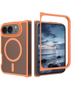 Mobigear Shockproof iPhone Duo MagSafe Hoesje Hardcase Backcover - Oranje