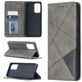 Mobigear Rhombus Magnetic Leather Wallet Case Gray Samsung Galaxy A52 5G
