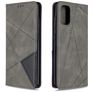 Mobigear Rhombus Slim Samsung Galaxy A41 Hoesje Bookcase - Zwart