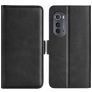 Mobigear Slim Magnet Motorola Edge (2022) Hoesje Bookcase Portemonnee - Zwart