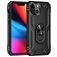 Mobigear Armor Ring iPhone 13 Hoesje Hardcase Backcover Shockproof met Ringhouder - Zwart