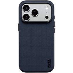 CARE by PanzerGlass Fusion Fabric iPhone 18 Pro MagSafe Hoesje Stof Backcover Shockproof - Blauw